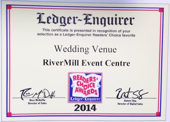 RiverMill Event Centre: 2014 Wedding Venue!