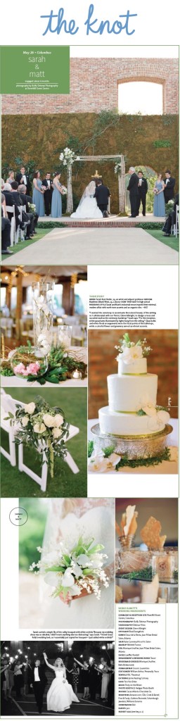 The Knot Fall.Winter 2014 wedding article